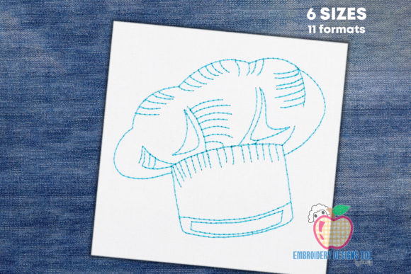 A Chef Hat Sketch Design That’s Both Simple and Sweet