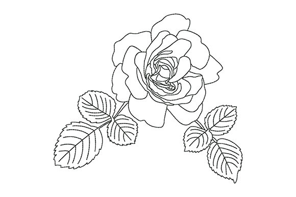 A Timeless Rose Embroidery Design for Seasonal Crafting