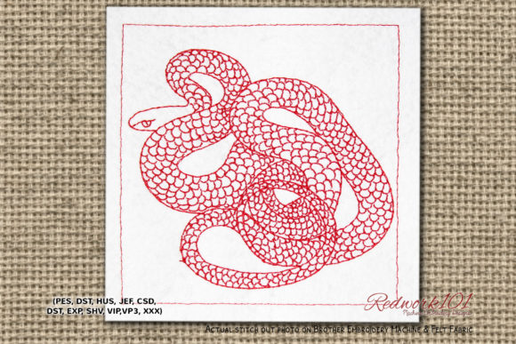 Colubridae Embroidery: A Designer's Evaluation for Boutique Apparel