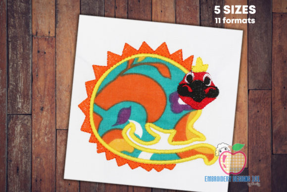 Evaluating a Dinosaur Lineart Design for Your Embroidery Shop