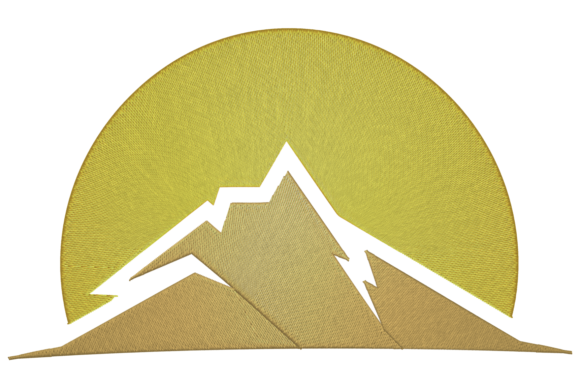Mountain and Sun Landscape Embroidery Design Review
