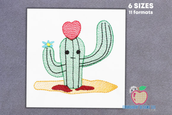 My Favorite Valentine Embroidery Design for Gifts