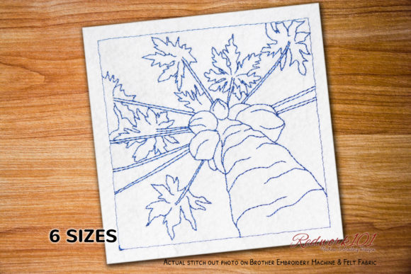 Papaya Tree Lineart: A Design Review for Business Merchandise