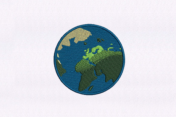 Planet Earth Design: A Cozy World for Personalized Embroidery