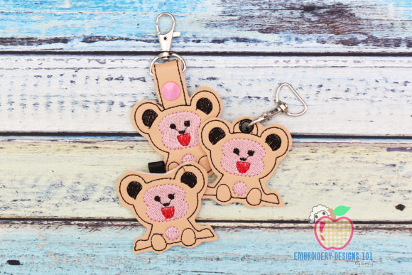 Reviewing the Adorable Macaque Embroidery Key Fob Design
