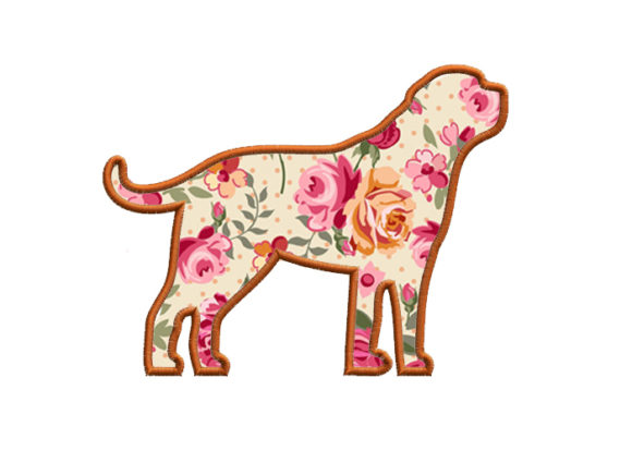 Saint Bernard Applique: A Warm Companion for Your Embroidery Projects