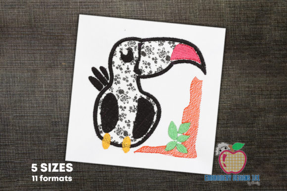 Toucan on Branch: A Seasonal Embroidery Design Review